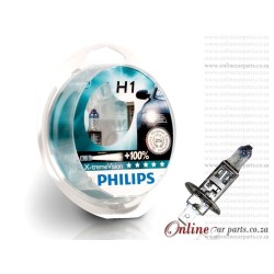 PHILIPS H1 X-TREME VISION HEADLIGHT HEADLAMP BULBS GLOBE +130% BRIGHTER 45 METERS LONGER LIGHT BEAM