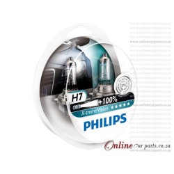 PHILIPS H7 X-TREME VISION HEADLIGHT HEADLAMP BULBS GLOBE +130% BRIGHTER 45 METERS LONGER LIGHT BEAM