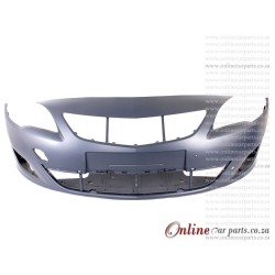 Opel Astra J 1.6 MK 5 Front Bumper Without T HIT Cover Primed 2010-2012