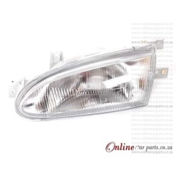 Hyundai Accent 1.3, 1.5 Left Hand Side Headlamp Headlight 1995-1997
