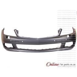 Mercedes Benz W204 C180 C-Class Avant Garde Front Bumper + Washer + PDC + Moulding Holes 2007-2010