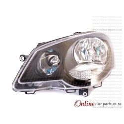 VW Polo Left Hand Side Electric Headlight Headlamp 2005-2009
