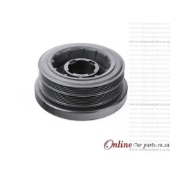 BMW 3-SERIES [E90] 330D 05-08 M57 D30 24V 6PK + 4PK Belt Crankshaft Crank Vibration Damper Pulley