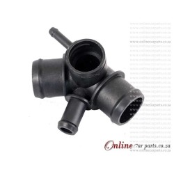 VW Golf Jetta IV Plastic Water Pipe 3 Outlet OE 1J0121087A