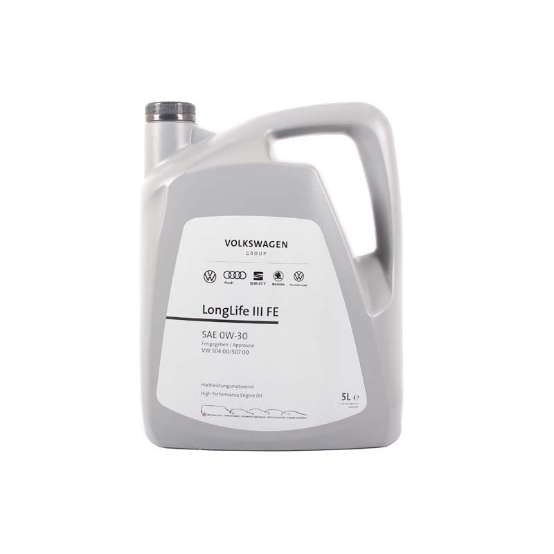 VW LongLife III FE 5L SAE 0W-30 High Performance Fully Synthetic Engine Oil