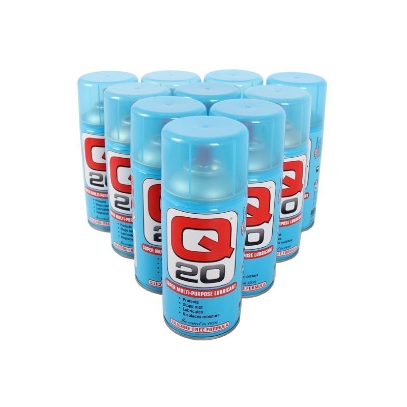 Q20 Super Multi-Purpose Lubricant 300G - Protects Stops Rust Displaces Moisture - 10 PACK