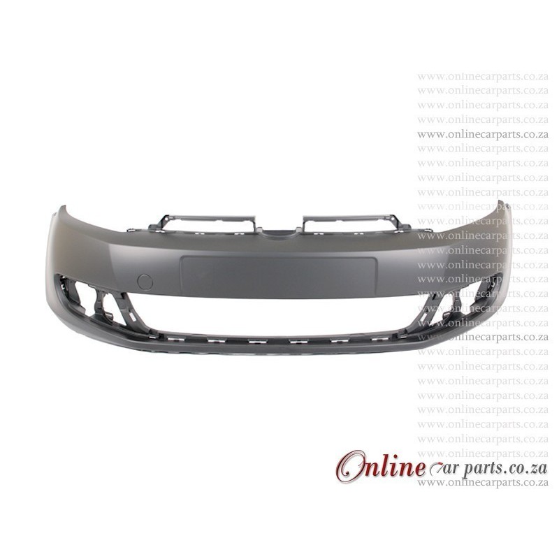 VW Golf VI 09-12 Front Bumper With Fog Light Holes