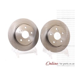TOYOTA COROLLA 1.4 1.6 1.8 2.0D Rear Solid Brake Disc 2007 on