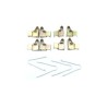 Toyota Quantum Brake Pad Clip Kit 12Pcs
