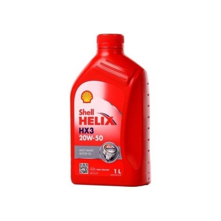 Shell Helix HX3 20W-50 1L Multi-Grade Motor Diesel and Petrol Engines Engine Oil