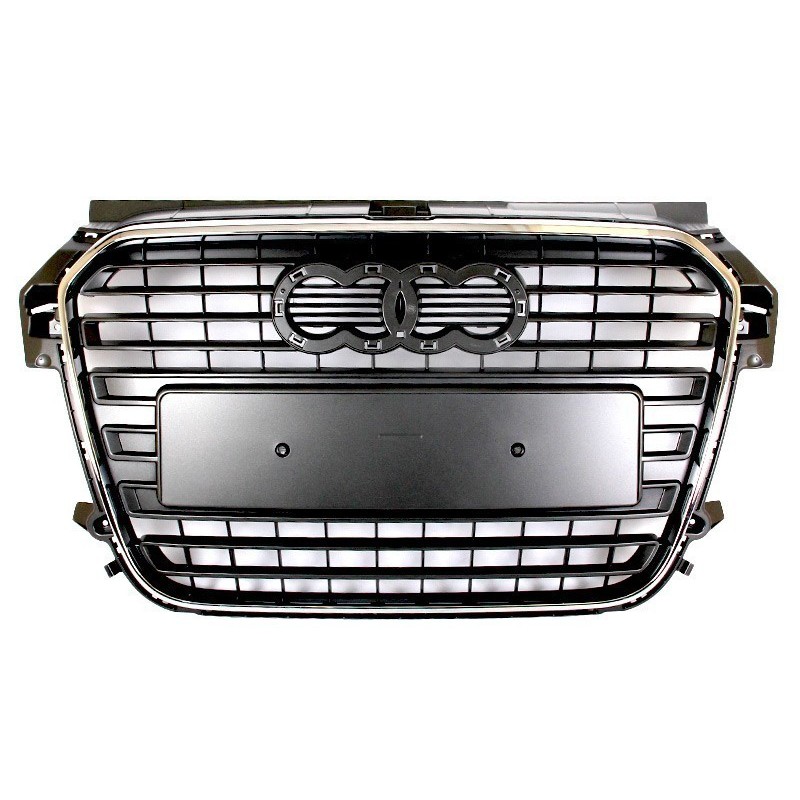 Audi A1 11-15 Main Centre Grille with Chrome Plate