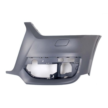 Audi Q3 12-15 Left Front Bumper with Headlamp Washer and Fog Light Hole
