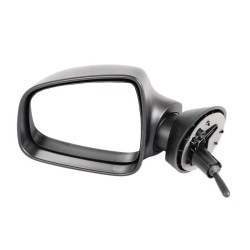 Renault Sandero 09-13 Left Hand Side Door Mirror with Wire Lever Wide