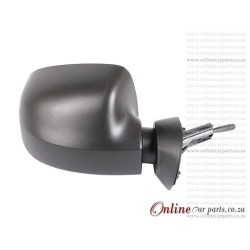 Renault Sandero 09-13 Right Hand Side Door Mirror with Wire Lever Wide