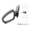VW Polo Vivo 14-18 Left Hand Door Mirror Graine with Wire Control