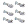 Ford Courier Left Chrome Wheel Stud And Nut 6 Pcs