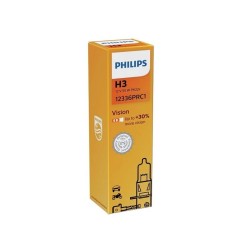 Philips H3 Vision 12V 55W +30% More Vision Front Fog Light Halogen Bulb 12336PRC1
