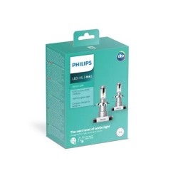 Philips H4 Ultinon LED 6200K +160% Brighter Light Car Headlight LED Bulb 11342ULWX2